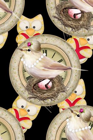 鸟窝印花华亿平台图片