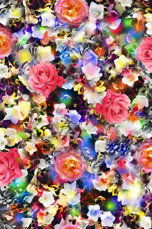 花朵印花华亿平台图片