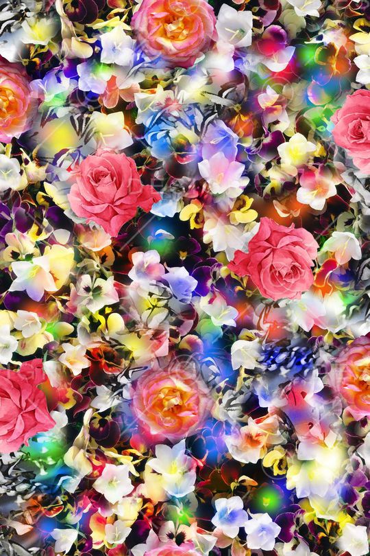 花朵印花华亿平台图片