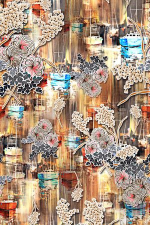 拉丝印花华亿平台图片