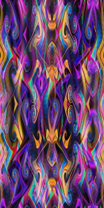 430096-时尚  抽象花纹   数码 丝绸 