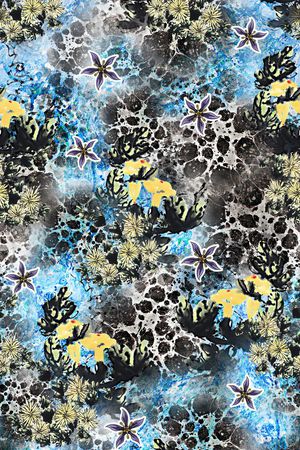 抽象印花华亿平台图片