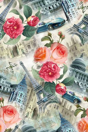 时尚 大气印花华亿平台图片