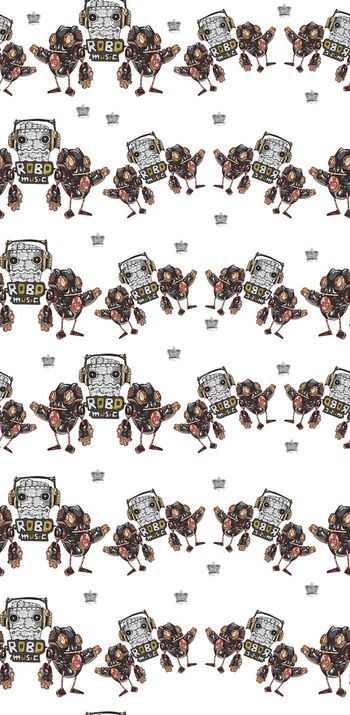 430205-流行时尚个性男装太空机器人数码印花