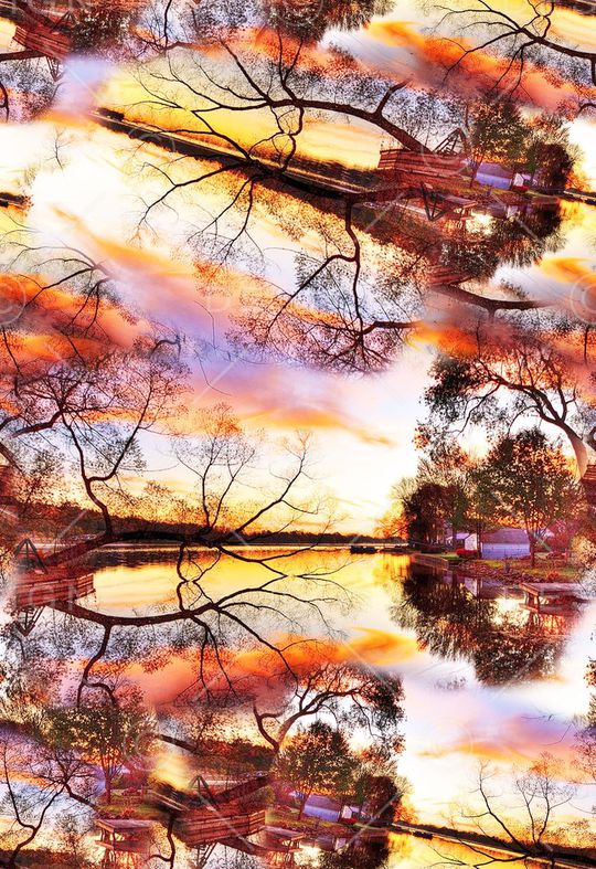 风景印花华亿平台图片