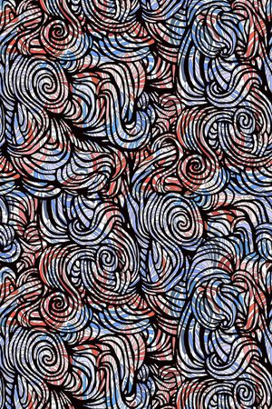 抽象印花华亿平台图片