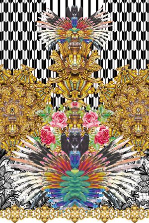 大牌印花华亿平台图片