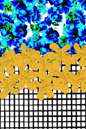 格子印花华亿平台图片