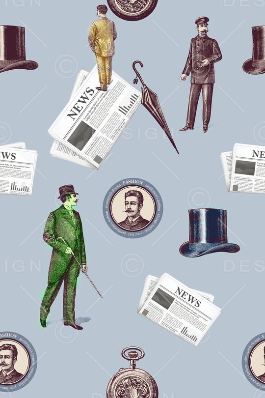 报纸印花华亿平台图片