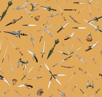 430401-时尚潮流兵器印花