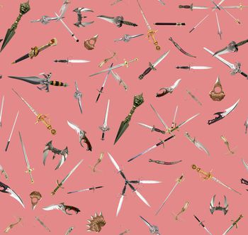 430403-时尚潮流兵器印花