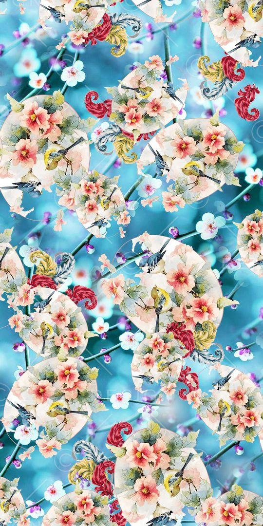 清爽印花华亿平台图片