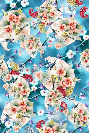 清爽印花华亿平台图片