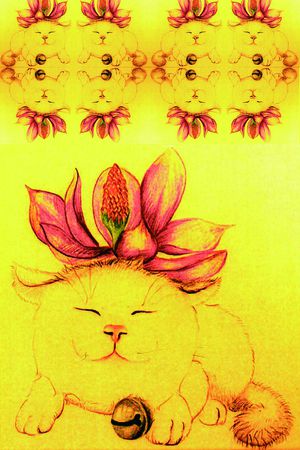 小范围四方连续印花华亿平台图片