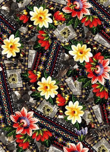 民族风印花华亿平台图片