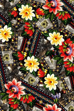 民族风印花华亿平台图片