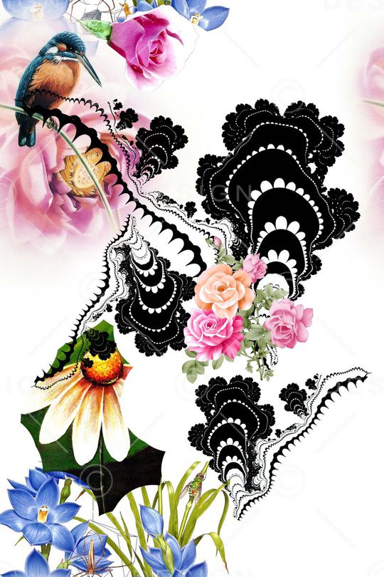 花朵印花华亿平台图片