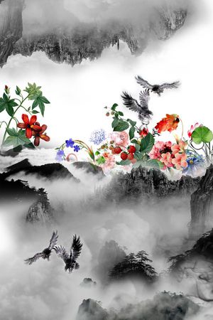 风景照片印花华亿平台图片