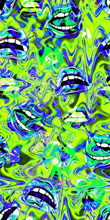 430556-抽象 肌理 红唇 数码 服装