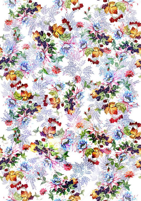 时尚小碎花印花华亿平台图片