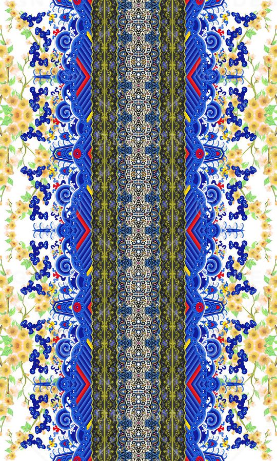 民族风印花华亿平台图片