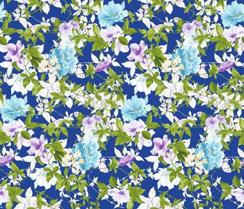 430577-时尚小碎花花草丛数码印花