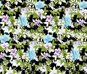 430581-时尚小碎花花草丛数码印花