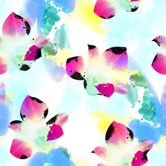 花瓣印花华亿平台图片