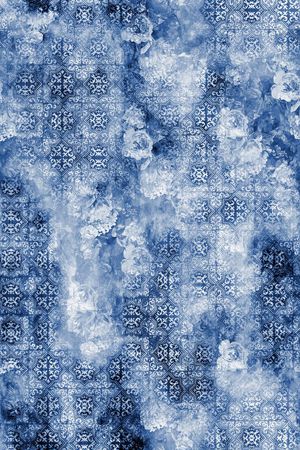 抽象中国风印花华亿平台图片