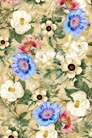 大气淡雅印花华亿平台图片