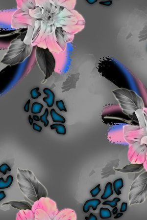 豹纹印花华亿平台图片