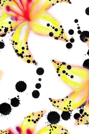 抽象印花华亿平台图片