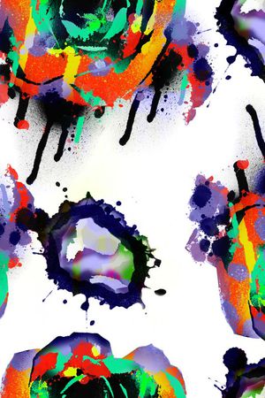 抽象印花华亿平台图片