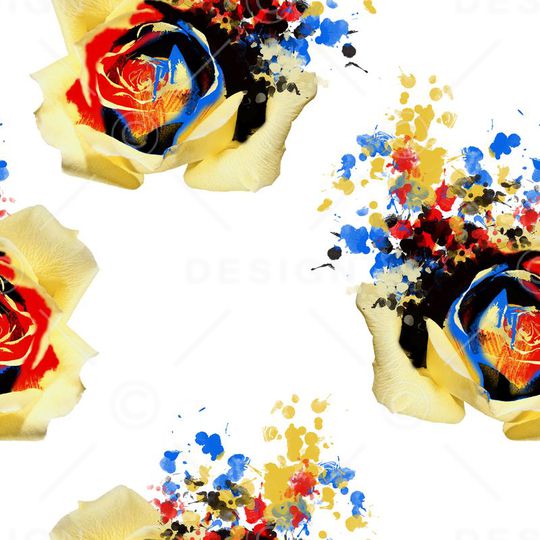 抽象印花华亿平台图片