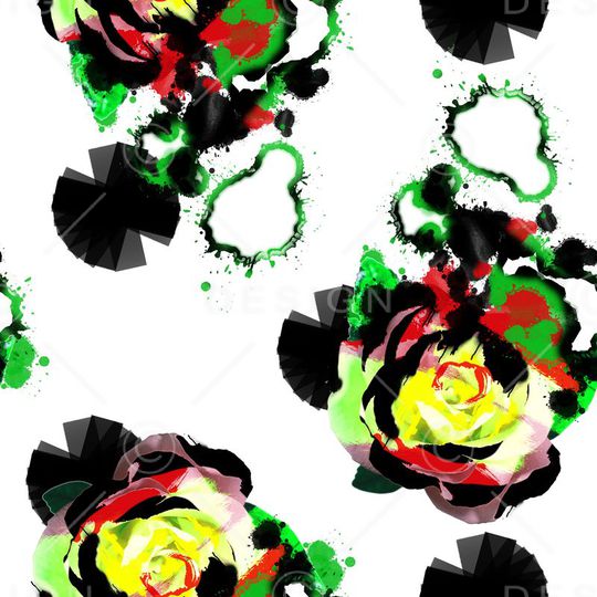 抽象印花华亿平台图片