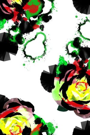 抽象印花华亿平台图片