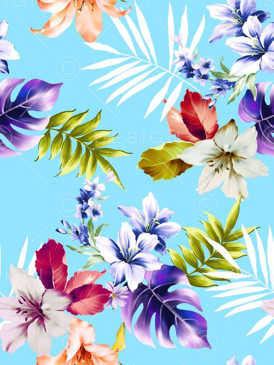 清新 时尚印花华亿平台图片