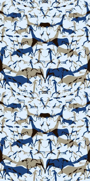 430841-时尚 潮流  动物 剪影 服装