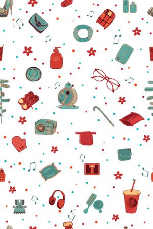 时尚小清新印花华亿平台图片