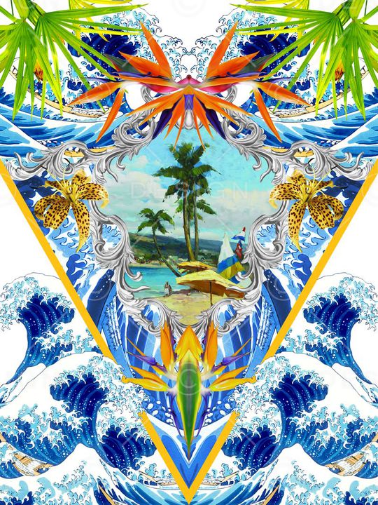 海浪印花华亿平台图片