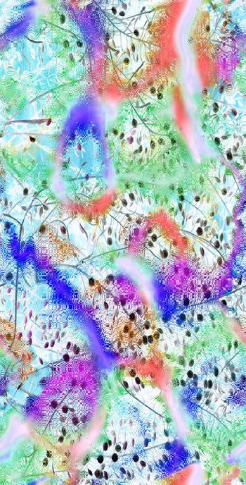 430981-植物果实彩色水波纹网纹女装连衣裙内