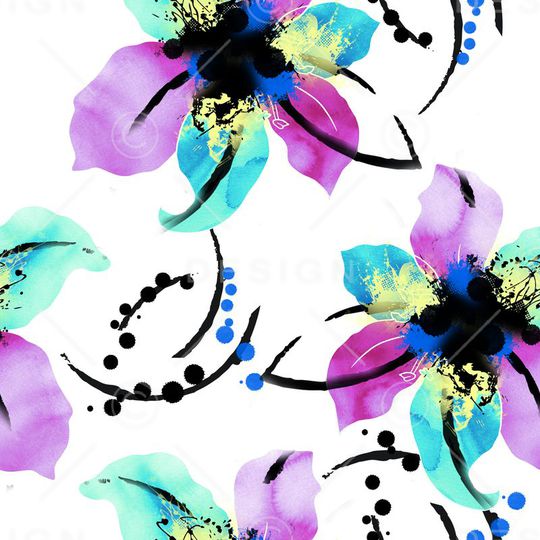 抽象印花华亿平台图片