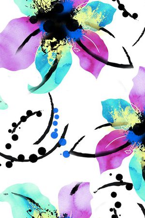 抽象印花华亿平台图片