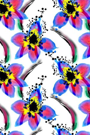 抽象印花华亿平台图片