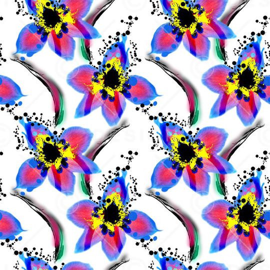 抽象印花华亿平台图片