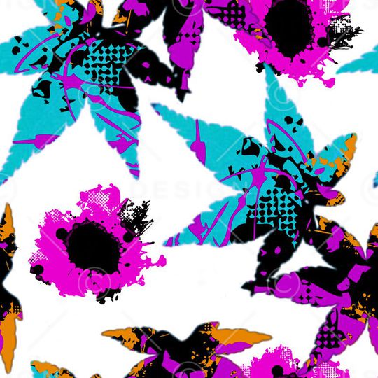 抽象印花华亿平台图片