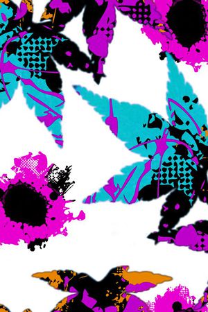 抽象印花华亿平台图片