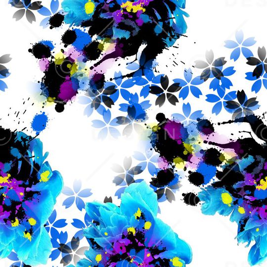 抽象印花华亿平台图片