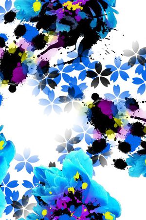 抽象印花华亿平台图片