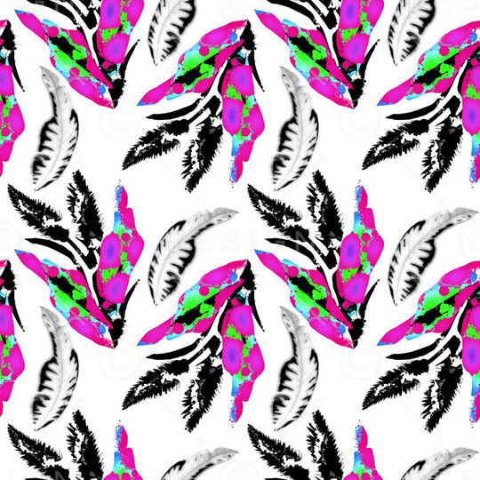 抽象印花华亿平台图片